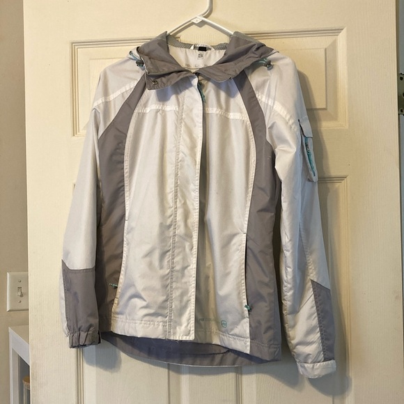 Free Country Jackets & Blazers - Free Country Athletx Series Hooded Rain Jacket White